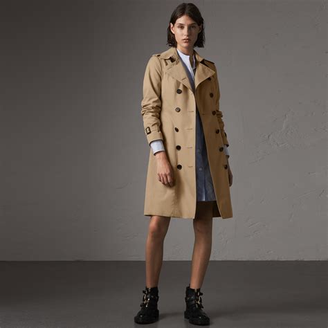 burberry kids sandringham trench coat|burberry sandringham trench coat long.